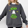 Scary Math Teacher Costume Halloween Lazy Easy Christmas Comfort Colors Sweatshirt Pepper Scary Math Teacher Costume Halloween Lazy Easy Christmas Comfort Colors Sweatshirt Pepper