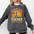 This Is My Scary Teacher Costume Halloween Comfort Colors Sweatshirt Pepper This Is My Scary Teacher Costume Halloween Comfort Colors Sweatshirt Pepper