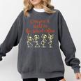 School Office Clerk Creepin' It Real HALLOWEEN Teacher Shirt Comfort Colors Sweatshirt Pepper