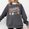 School Psychologist Teacher Psychology School Psychologist Comfort Colors Sweatshirt Pepper