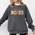 Science Of Reading ELA Teachers Thankful For Books Comfort Colors Sweatshirt Pepper