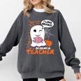 Science Teacher Cute Ghost Halloween Teacher Men Women Comfort Colors Sweatshirt Pepper Science Teacher Cute Ghost Halloween Teacher Men Women Comfort Colors Sweatshirt Pepper