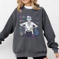 Science Teacher Halloween Skeleton Scientist Chemistry Comfort Colors Sweatshirt Pepper Science Teacher Halloween Skeleton Scientist Chemistry Comfort Colors Sweatshirt Pepper