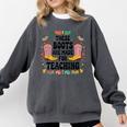 These Boots Are Made Teaching Western Cowboy Teacher Comfort Colors Sweatshirt Pepper