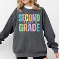 Second Grade Team Heart Teacher Student Back To School Girls Comfort Colors Sweatshirt Pepper Second Grade Team Heart Teacher Student Back To School Girls Comfort Colors Sweatshirt Pepper