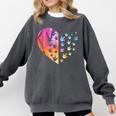 Sign Language Heart ASL For Deaf Teacher Comfort Colors Sweatshirt Pepper Sign Language Heart ASL For Deaf Teacher Comfort Colors Sweatshirt Pepper