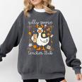 Silly Goose Teachers Club Cozy Fall Teacher Comfort Colors Sweatshirt Pepper Silly Goose Teachers Club Cozy Fall Teacher Comfort Colors Sweatshirt Pepper
