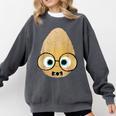 The Smart Seed Good Egg Teacher Halloween Costume Food Group Comfort Colors Sweatshirt Pepper