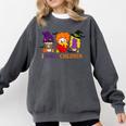 I Smell Children Witch Teacher Halloween Trick Or Teach Comfort Colors Sweatshirt Pepper