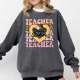 Social Studies Teacher Pencil Heart Leopard Back To School Comfort Colors Sweatshirt Pepper Social Studies Teacher Pencil Heart Leopard Back To School Comfort Colors Sweatshirt Pepper