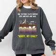Sorry My Fault Earthquake Tectonic Plate Science Teacher Pun Comfort Colors Sweatshirt Pepper Sorry My Fault Earthquake Tectonic Plate Science Teacher Pun Comfort Colors Sweatshirt Pepper