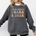 Spanish Teacher Groovy I'm Bilingual I Haha And Jaja Comfort Colors Sweatshirt Pepper Spanish Teacher Groovy I'm Bilingual I Haha And Jaja Comfort Colors Sweatshirt Pepper