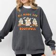 Special Education All Minds SPED Teacher Ghost Halloween Comfort Colors Sweatshirt Pepper