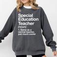Special Education Teacher Definition Back To School Comfort Colors Sweatshirt Pepper Special Education Teacher Definition Back To School Comfort Colors Sweatshirt Pepper