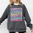 Sped Caffeinate Advocate Laminate Educate Teacher Comfort Colors Sweatshirt Pepper Sped Caffeinate Advocate Laminate Educate Teacher Comfort Colors Sweatshirt Pepper
