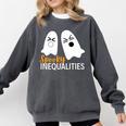 Spooky Inequalities Ghosts Halloween Math Teacher Comfort Colors Sweatshirt Pepper Spooky Inequalities Ghosts Halloween Math Teacher Comfort Colors Sweatshirt Pepper