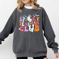 Spooky Teacher Club Halloween Comfort Colors Sweatshirt Pepper Spooky Teacher Club Halloween Comfort Colors Sweatshirt Pepper