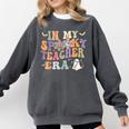 In My Spooky Teacher Era Groovy Hippie Retro Ghost Halloween Men Women Kids Comfort Colors Sweatshirt Pepper In My Spooky Teacher Era Groovy Hippie Retro Ghost Halloween Men Women Kids Comfort Colors Sweatshirt Pepper