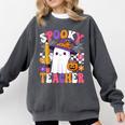 Spooky Teacher Ghost Pencil Teach Halloween Teacher Comfort Colors Sweatshirt Pepper Spooky Teacher Ghost Pencil Teach Halloween Teacher Comfort Colors Sweatshirt Pepper