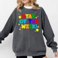 Star Of The Week Cheerful Recognition Student Teachers Class Men Women Kids Comfort Colors Sweatshirt Pepper