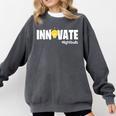 STEAM Teacher Back To School STEM Innovate Science For Men Women Kids Comfort Colors Sweatshirt Pepper