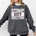 Stomp Out Bullying Back To School Education Teacher Comfort Colors Sweatshirt Pepper