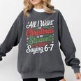 Students Saying 6-7 67 Six Seven Teacher Christmas Comfort Colors Sweatshirt Pepper Students Saying 6-7 67 Six Seven Teacher Christmas Comfort Colors Sweatshirt Pepper