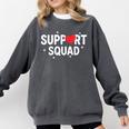 Support Squad Cute Heart Supportive Teacher Team Member Comfort Colors Sweatshirt Pepper Support Squad Cute Heart Supportive Teacher Team Member Comfort Colors Sweatshirt Pepper