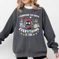 I Survived 100 Days Of School Teacher Kids Cat Lover Comfort Colors Sweatshirt Pepper I Survived 100 Days Of School Teacher Kids Cat Lover Comfort Colors Sweatshirt Pepper