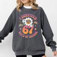 I Survived 67 Days Of School Groovy Retro Teachers Girls Comfort Colors Sweatshirt Pepper I Survived 67 Days Of School Groovy Retro Teachers Girls Comfort Colors Sweatshirt Pepper