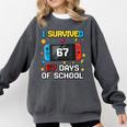 I Survived 67 Days Of School 67 Teacher Squad Matching Comfort Colors Sweatshirt Pepper I Survived 67 Days Of School 67 Teacher Squad Matching Comfort Colors Sweatshirt Pepper