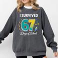 I Survived 67 Days Of School Teachers Students Meme Comfort Colors Sweatshirt Pepper I Survived 67 Days Of School Teachers Students Meme Comfort Colors Sweatshirt Pepper