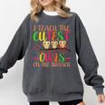 I Teach The Cutest Owls Christmas Or Teachers Day Comfort Colors Sweatshirt Pepper I Teach The Cutest Owls Christmas Or Teachers Day Comfort Colors Sweatshirt Pepper