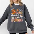 I Teach The Cutest Pumpkins In The Patch Halloween Teacher Comfort Colors Sweatshirt Pepper I Teach The Cutest Pumpkins In The Patch Halloween Teacher Comfort Colors Sweatshirt Pepper
