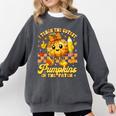I Teach The Cutest Pumpkins In The Patch Teacher Halloween Comfort Colors Sweatshirt Pepper