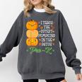 I Teach Cutest Pumpkins In Patch Thanksgiving Teacher Pre-K For Men Women Comfort Colors Sweatshirt Pepper