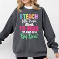 I Teach Little People To Read Reading Teacher For Men Women Girls Kids Comfort Colors Sweatshirt Pepper I Teach Little People To Read Reading Teacher For Men Women Girls Kids Comfort Colors Sweatshirt Pepper