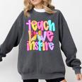 Teach Love Inspire Preppy Back To School Teacher Women Comfort Colors Sweatshirt Pepper Teach Love Inspire Preppy Back To School Teacher Women Comfort Colors Sweatshirt Pepper