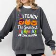 I Teach The Smartest Pumpkins The Patch Teacher Fall Season For Men Women Kids Comfort Colors Sweatshirt Pepper I Teach The Smartest Pumpkins The Patch Teacher Fall Season For Men Women Kids Comfort Colors Sweatshirt Pepper