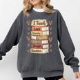 I Teach History Month Black Teacher Melanin Comfort Colors Sweatshirt Pepper