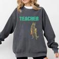 I Am A Teacher Alcoholic Cat Beer Feline Men Women Comfort Colors Sweatshirt Pepper I Am A Teacher Alcoholic Cat Beer Feline Men Women Comfort Colors Sweatshirt Pepper