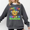 Teacher Back To School Color In Kindness Crayon Pencil Comfort Colors Sweatshirt Pepper Teacher Back To School Color In Kindness Crayon Pencil Comfort Colors Sweatshirt Pepper