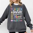 Teacher Besties Because Going Crazy Alone Is Not As Much Fun Comfort Colors Sweatshirt Pepper Teacher Besties Because Going Crazy Alone Is Not As Much Fun Comfort Colors Sweatshirt Pepper