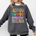 Teacher We Are Like A Box Of Crayons Back To School Men Women Kids Comfort Colors Sweatshirt Pepper