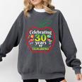 Teacher Celebrating 30 Years Of Teaching Students School Comfort Colors Sweatshirt Pepper Teacher Celebrating 30 Years Of Teaching Students School Comfort Colors Sweatshirt Pepper