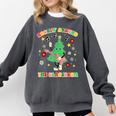Teacher Christmas Shirts Pajama Matching Rockin' Around The Classroom -Adult Short Sleeve Small Modern Festive Christmas Teacher Xmas Vibes T-Shirt Comfort Colors Sweatshirt Pepper