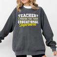 Teacher Educational Superhero School Teachers Comfort Colors Sweatshirt Pepper Teacher Educational Superhero School Teachers Comfort Colors Sweatshirt Pepper