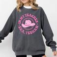 In My Teacher Era Yeehaw Pink Teacher Western Cowgirl Comfort Colors Sweatshirt Pepper