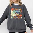 Teacher Halloween Cute Booooks Ghost Read More Books Comfort Colors Sweatshirt Pepper Teacher Halloween Cute Booooks Ghost Read More Books Comfort Colors Sweatshirt Pepper
