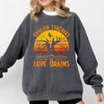 Teacher Halloween All English Teachers Love Brains Comfort Colors Sweatshirt Pepper Teacher Halloween All English Teachers Love Brains Comfort Colors Sweatshirt Pepper